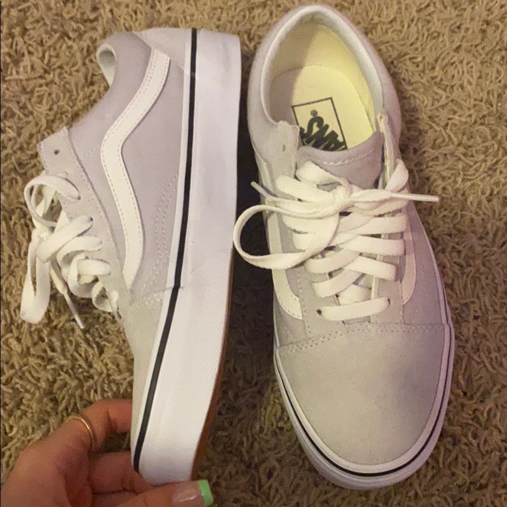 light grey vans